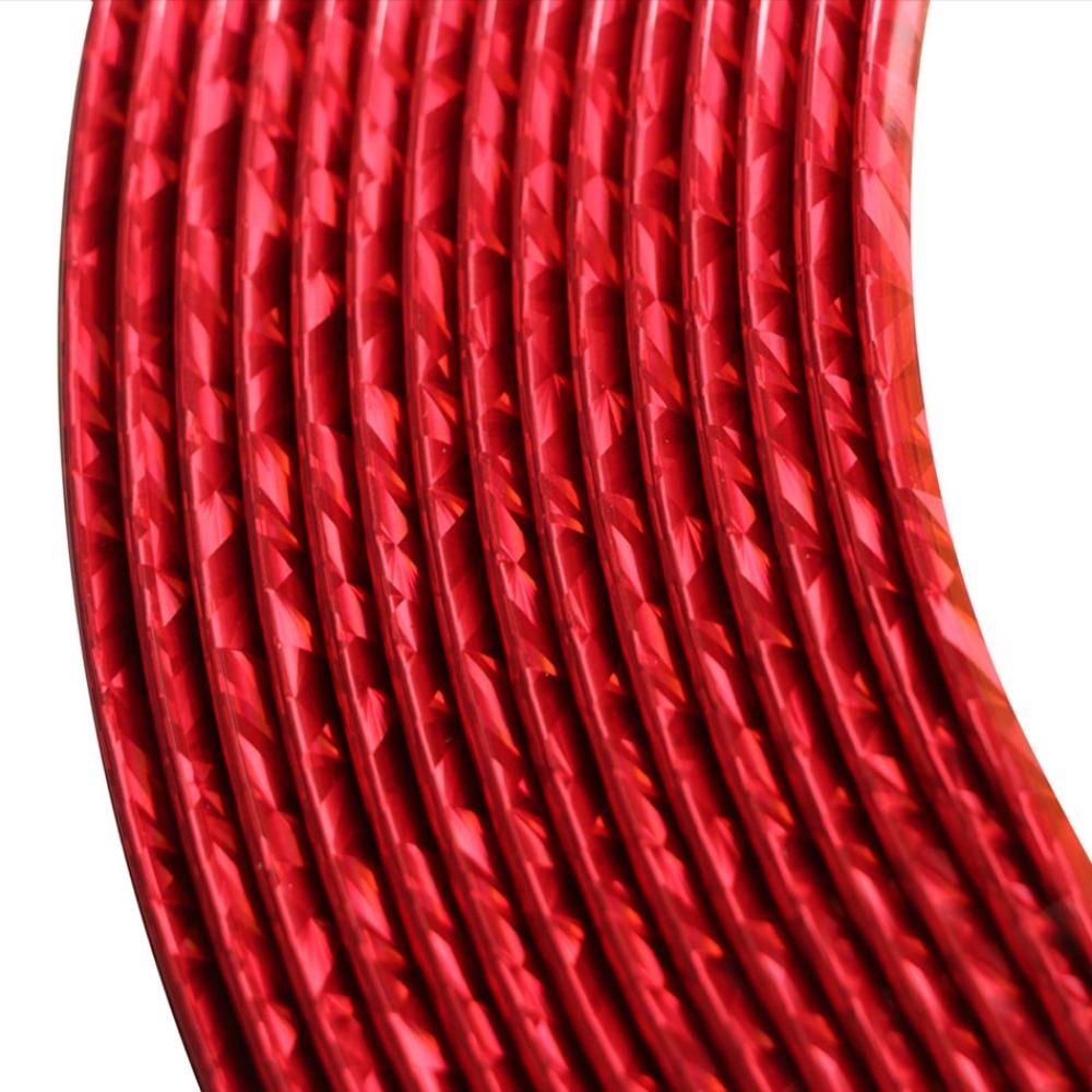 Молдинг салона автомобиля, полоски для отделки вентиляционных отверстий кондиционера, декоративная решетка, выход кондиционера, красочные блестящие универсальные аксессуары для стайлинга