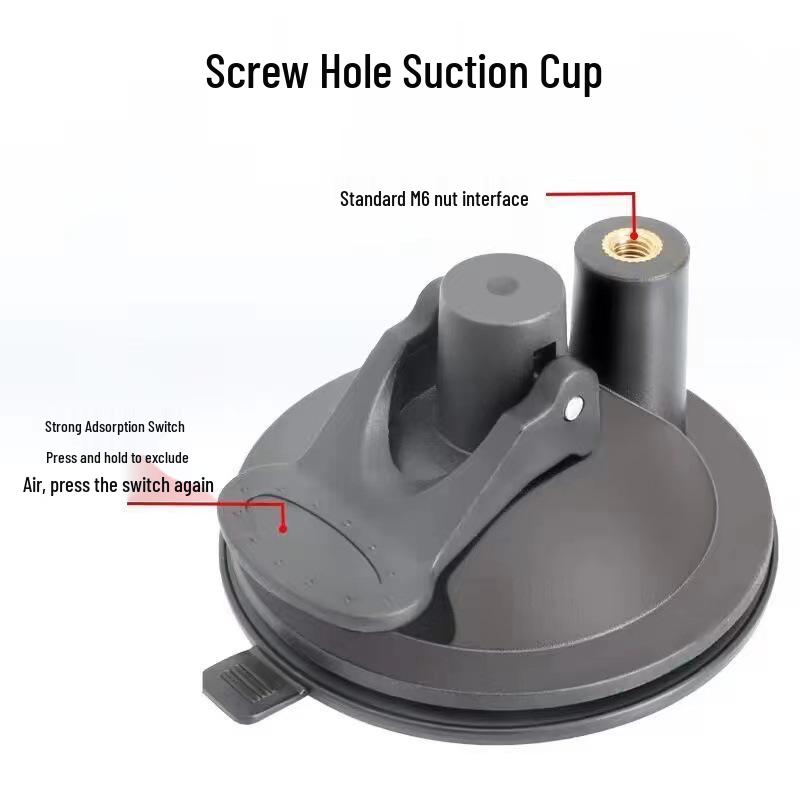 Detachable Cat Teaser Stick with Suction Cup Base and M6 Bracket