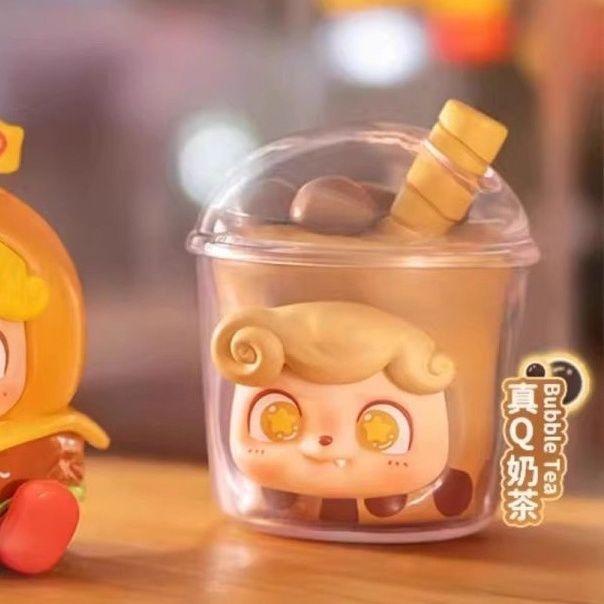 In Stock Q.Kid Street Snack Mini Series Toys Bag Dolls Cute Action Figure Desktop Ornaments Gifts Collection