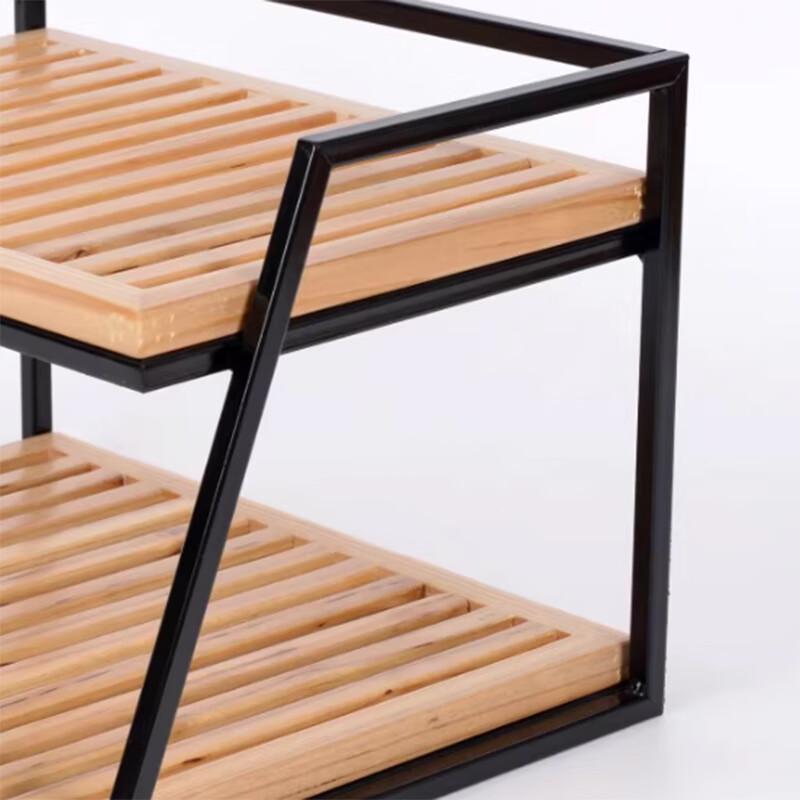 Two-tier Cedarwood Display Rack