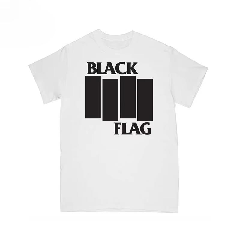 Black Flag American Pure Punk Rock Band Casual Unisex Cotton Tshirt Women Brand Unisex Outdoor Fashion Leisure