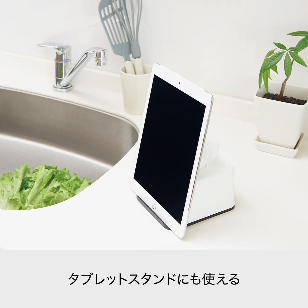 Чехол для салфеток Половина коробки салфеток Белый Сделано в Японии Like-it RP-04