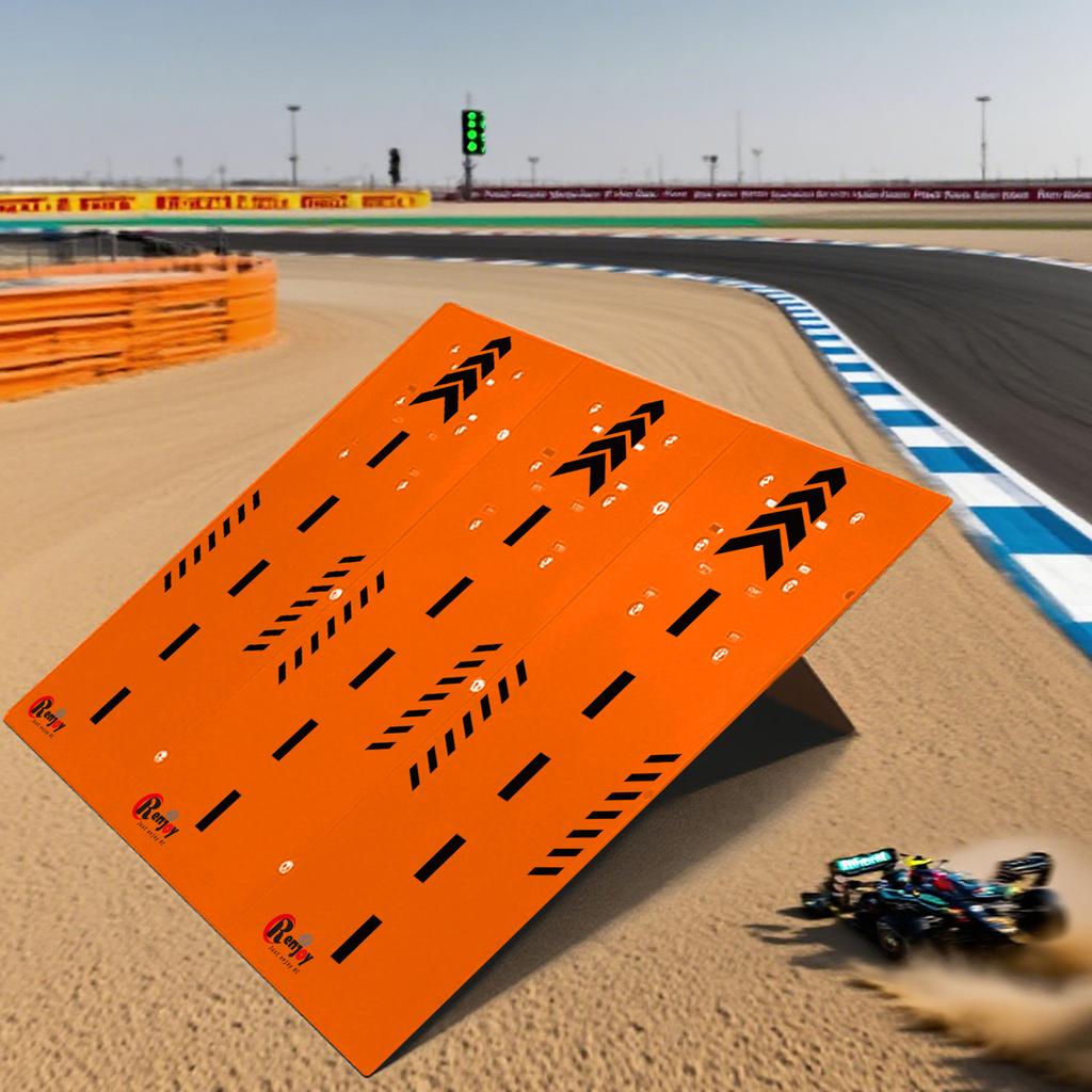 RC Car Jump Ramp Plastic RC Stunt Playset for 1/12 To 1/24 Scale Remote Control Vehicle