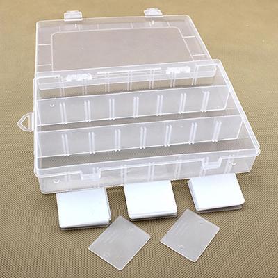 Пластиковый футляр для хранения ювелирных изделий, бусин, 24 отделения, органайзер для поделок ARI