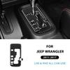 Настоящая мягкая наклейка из углеродного волокна для Jeep Wrangler JK JKU 2011 2012 2013 2014 2015 2016 2017 Панель переключения передач автомобиля Внутренняя отделка