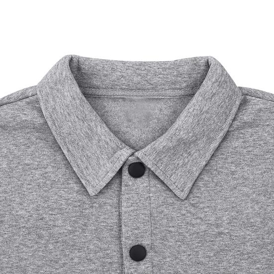 Мужская куртка-пальто с лацканами, длинным рукавом, однобортная, повседневная куртка с накладными карманами, однотонная, весенне-осенняя куртка, универсальная верхняя одежда