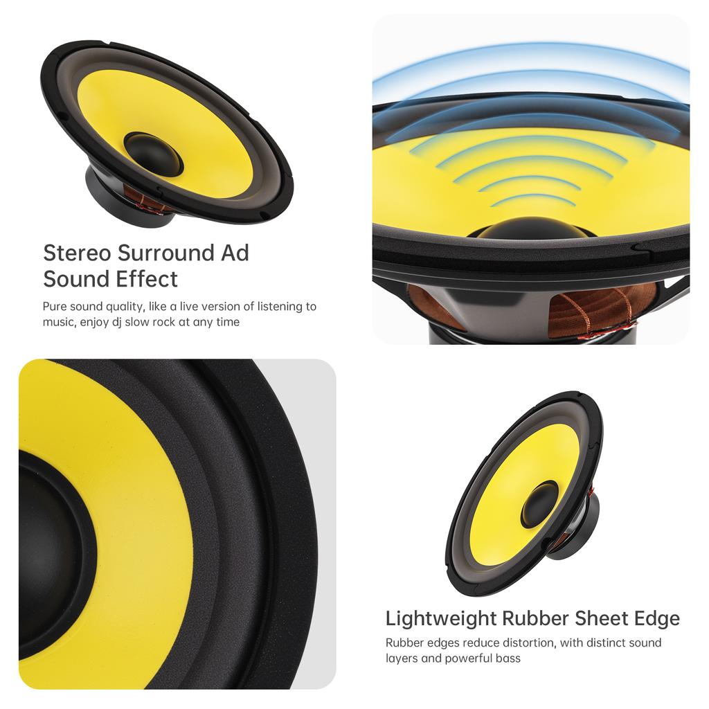 1PCS Loudspeaker Woofer Speaker for Car Audio / Home Theaters, Wide Frequency Response Car Audio Stereo Speaker