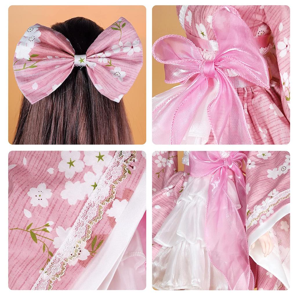 ICY Fortune Days 13 14 Одежда для кукол Одежда для шарнирных кукол Платье Алисы с цветком сакуры Костюм Сакура Кимоно1 Заколка1 Возраст 6 лет и старше (иньцзы)