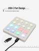 Portable RGB MIDI Drum Pad DJ Keyboard Controller