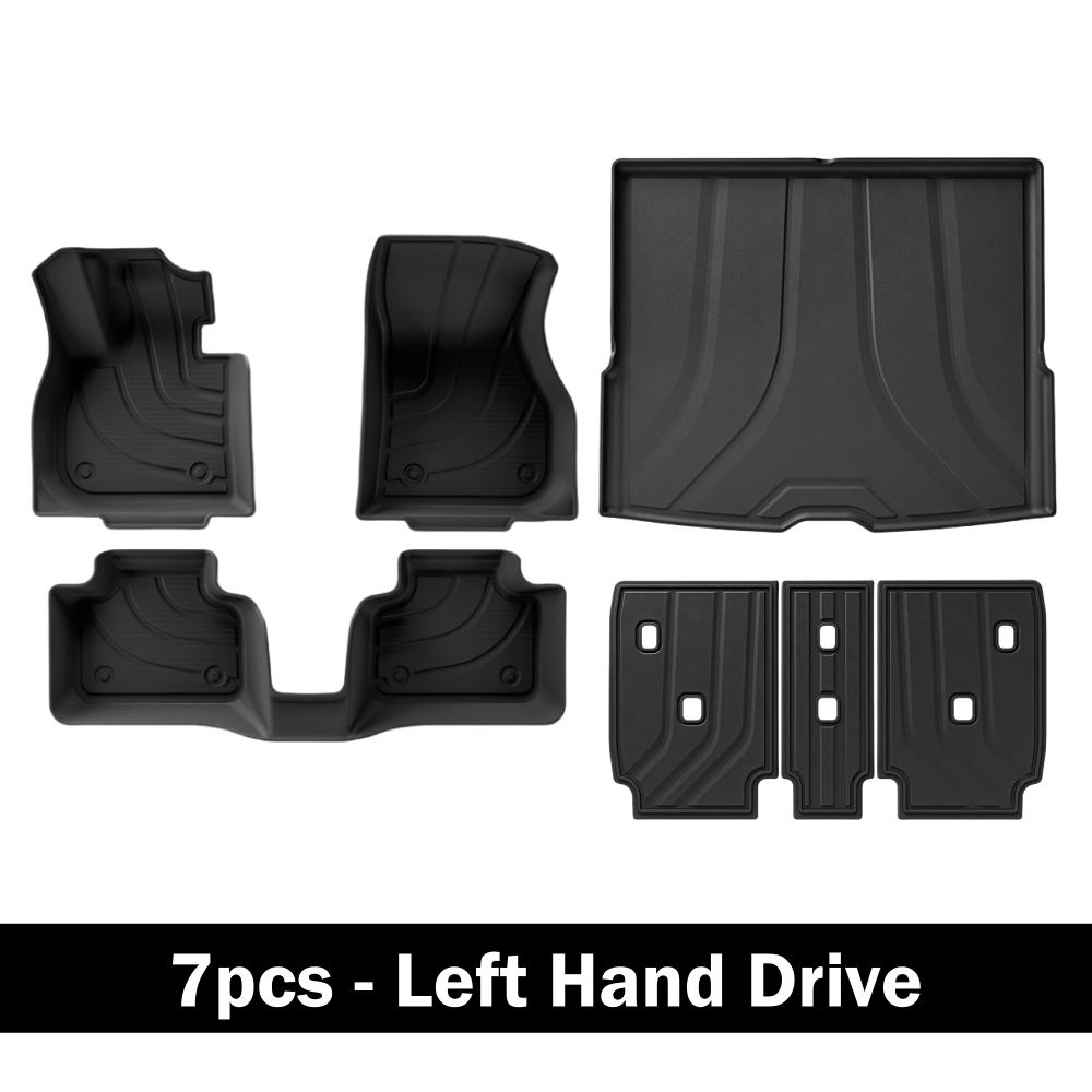 Для BMW U11 X1 ix1 2025-2025 Коврик для пола TPE Коврик для багажника Коврик для багажа Водонепроницаемый нескользящий коврик Левый руль