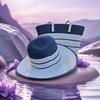 Соломенная сумка через плечо Модная женская сумка Сумка-тоут большой вместимости