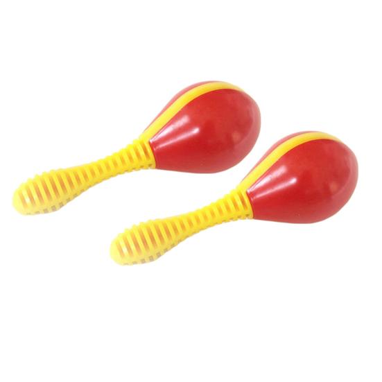 2Pcs Baby Maraca Rattle Hand Shaker Sand Hammer Musical Early Educational Toy