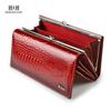 HH Alligator Womens Wallets Luxury Patent Crocodile Genuine Leather Ladies Clutch Purse Hasp Long Coin Multifunctional Purses