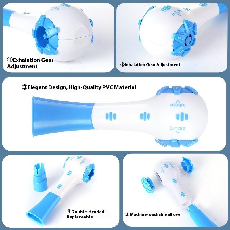 Дыхательный тренажер Регулируемая передача Тренажер для легких Жизненная емкость Тренировка сопротивления