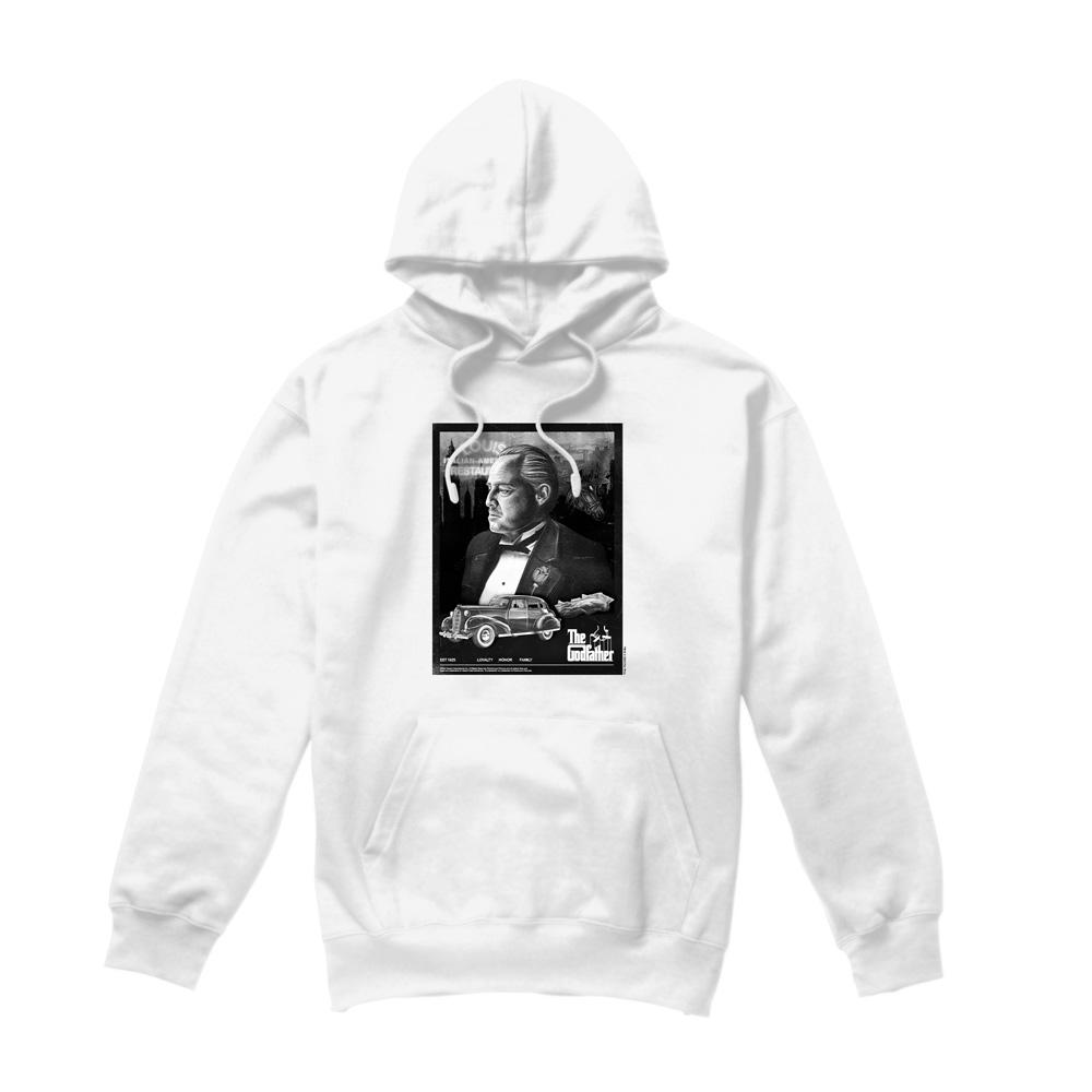 The Godfather Mens Don Vito Corleone Poster Hoodie