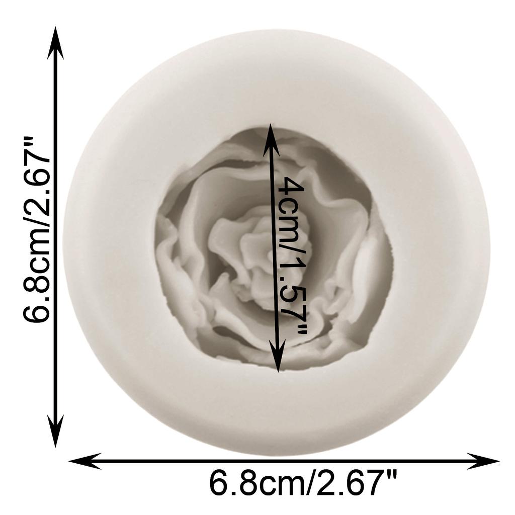 Силиконовые формы с цветком и розой, пластырь, свеча для ароматерапии, смола, глина, форма для мыла, конфеты, шоколадная помадка, инструменты для украшения торта