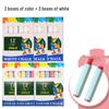 Children's Dustless Chalk & Drawing Board Set: Colored & White Chalk for Home or School Use