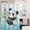 Bathroom Thickened Waterproof Curtain Mildew Proof Shower Curtain Shower Partition Curtain Shower Curtain Bathroom Curtain Free Perforation