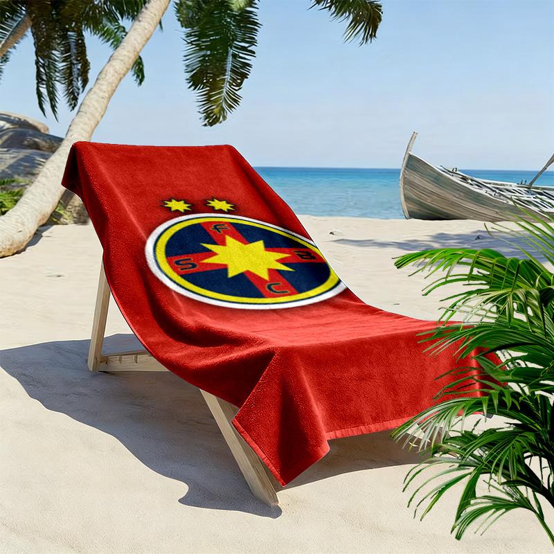 fcsb steaua Print Beach Towel, Large Soft Quick Dry Towel for Beach Camping Swimming