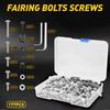 Полный комплект болтов и винтов для крепления обтекателя подходит для мотоциклов Kawasaki Ninja ZX6R 7R ZX9R ZX12R ZX14.