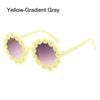 UV 400 Protection Children's Round Flower Sunglasses Ocean Lens Daisy Eyewear Photo Sun Glasses