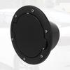 ACROPIX Fuel Tank Fuel Filler Door Gas Tank Cap Cover Black Fits Jeep Wrangler JK 1 Piece