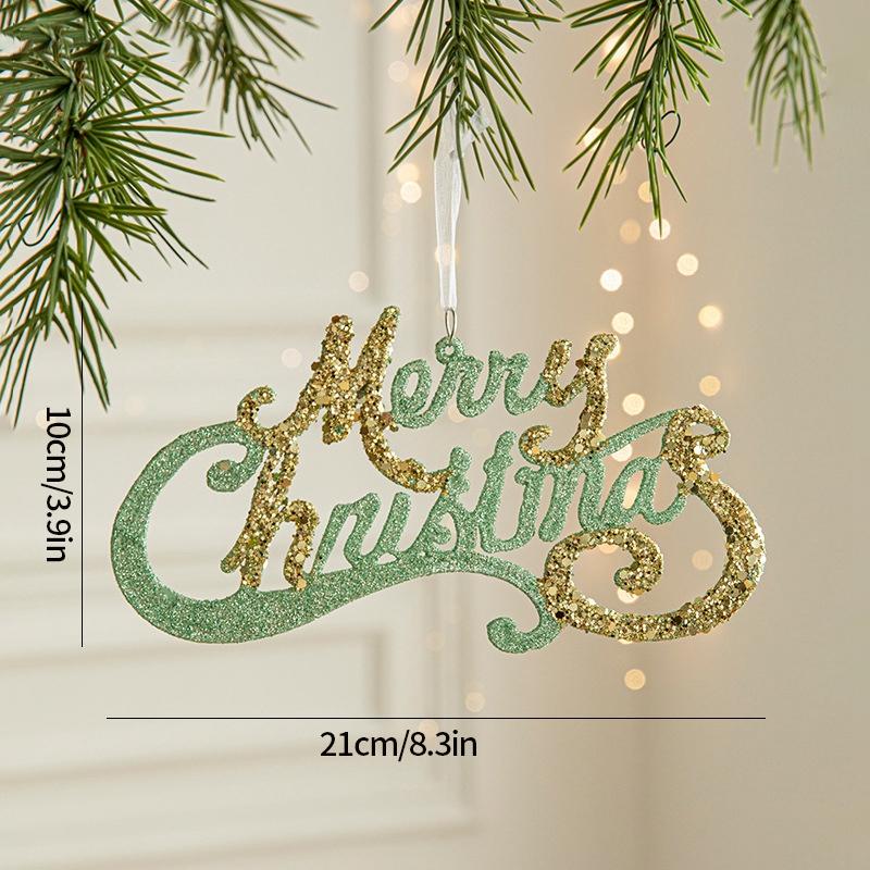 Рождественская подвеска Бабочка Снежинка Подвесная подвеска Декор для рождественской елки Рождественские подвески Реквизит для вечеринки Articulos Para Navidad