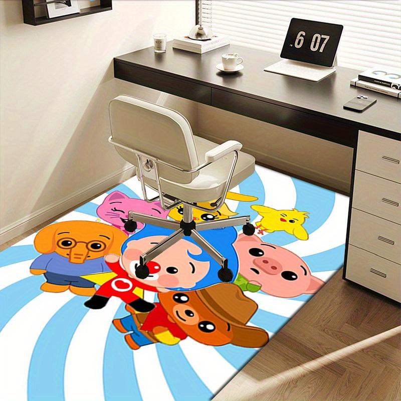 1pc Plim Plim Office Carpet Soft Polyester Non slip Machine Washable Indoor Carpet Living Room Bedro
