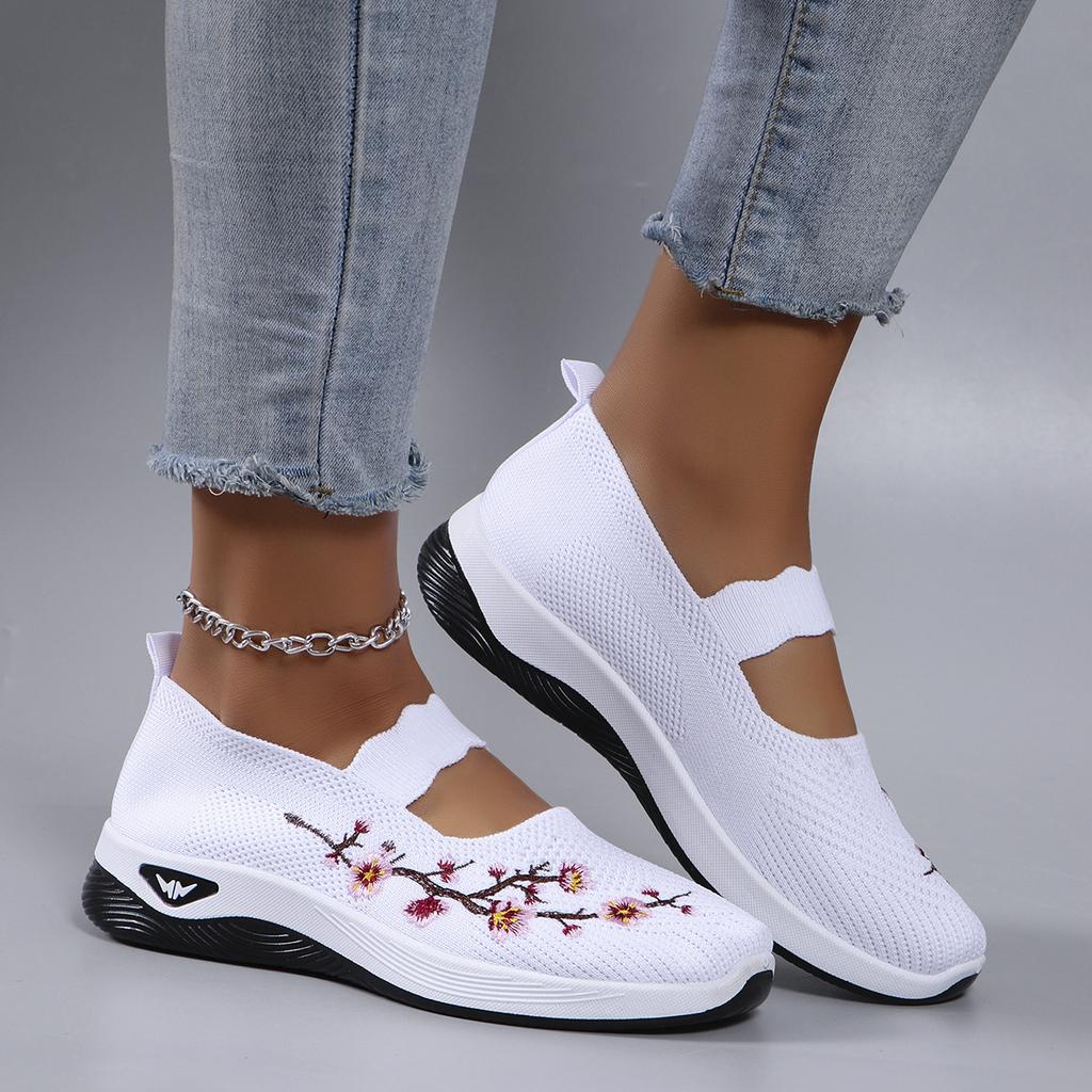 Women's Summer Breathable Mesh Flat Shoes Women's Shoes Casual Sports Shoes