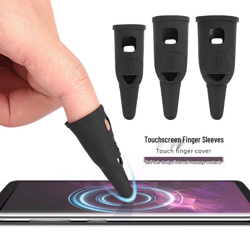 One-Piece Stylus Finger Sleeve for Touch Screen Devices