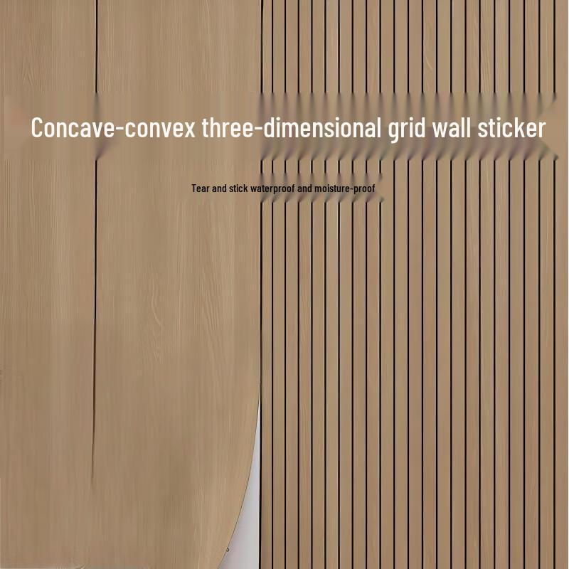 Miaoguagua 3D Linen Textured Wall Sticker