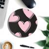 Оверлок 1 шт. Коврик для мыши Игровая консоль Pad Настольные аксессуары Компьютер Ноутбук Pad Клавиатура Мышь Pad Офисный Pad Сердце