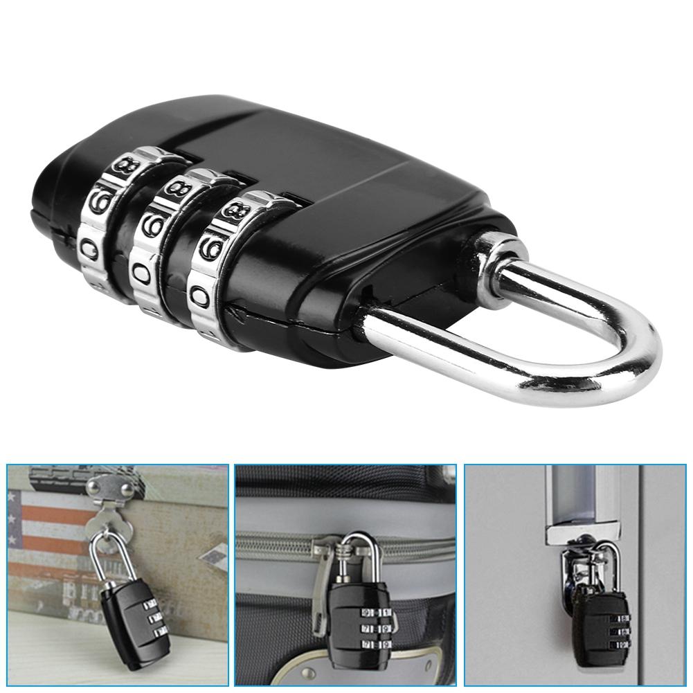 Digit Combination Password Lock Padlock for Travel Luggage Suitcase Locker Drawer