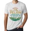 Men’s Vintage Tee Shirt Graphic T Shirt Mountain Explorer PELION Vintage White