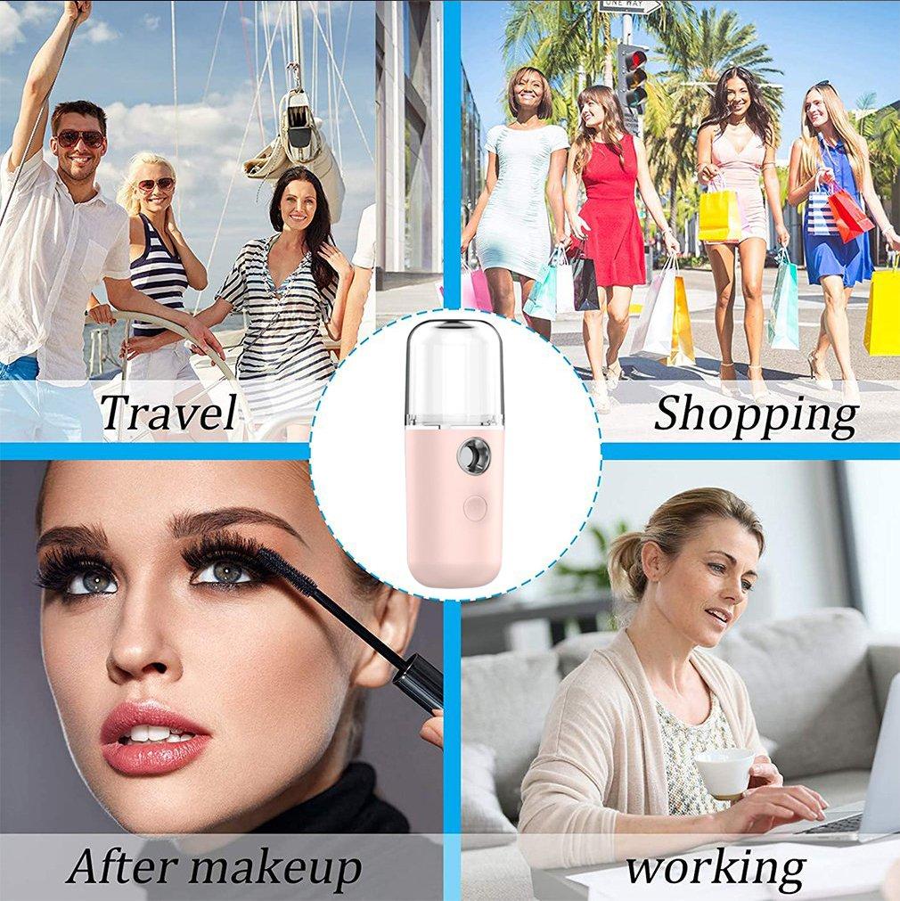 Нано-спрей, восполняющий запас воды, прибор для увлажнения, мини-портативный перезаряжаемый паровой аппарат для лица, увлажняющий увлажнитель для красоты