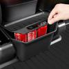 Rear Seat Storage Box for Tesla Model Y Organizer Center Console Bins Backseat Trash Can Garbage Bag Under Seat Tray Accessories