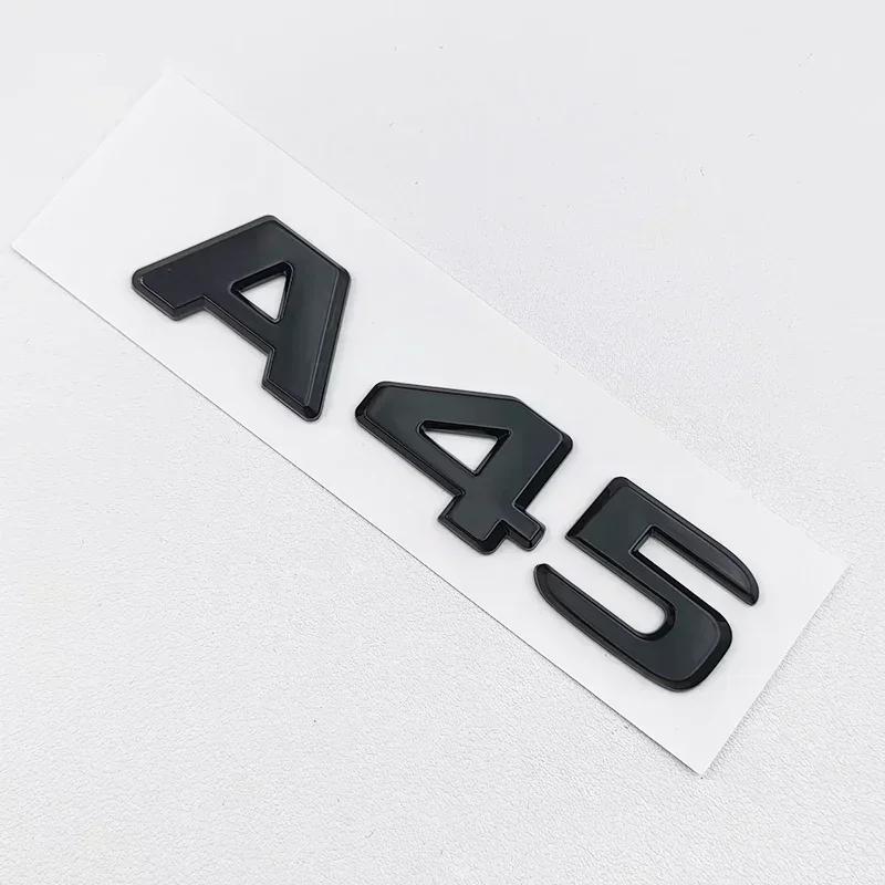 2026 For Benz SW222For Mercedes Benz W176 W177 3D ABS Black A35 A45 A160 A180 A200 A250 Logo Letters 4MATIC Badge Car Rear Star Sticker AMG Emblem V3