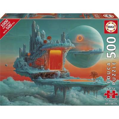 Пазл - EDUCA - Планета Огня и Льда - 500 деталей - 68x48 см - От 10 лет
