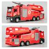 1:32 Scale Fire Truck Model Pull-Back Function Engineering Vehicle Fire Engine Cars  Model