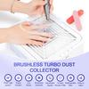 120W Powerful Nail Dust Collector Super Suction Brushless Nail Dust Extractor Nail Art Manicure Fan Vacuum Cleaner With 2 Filter