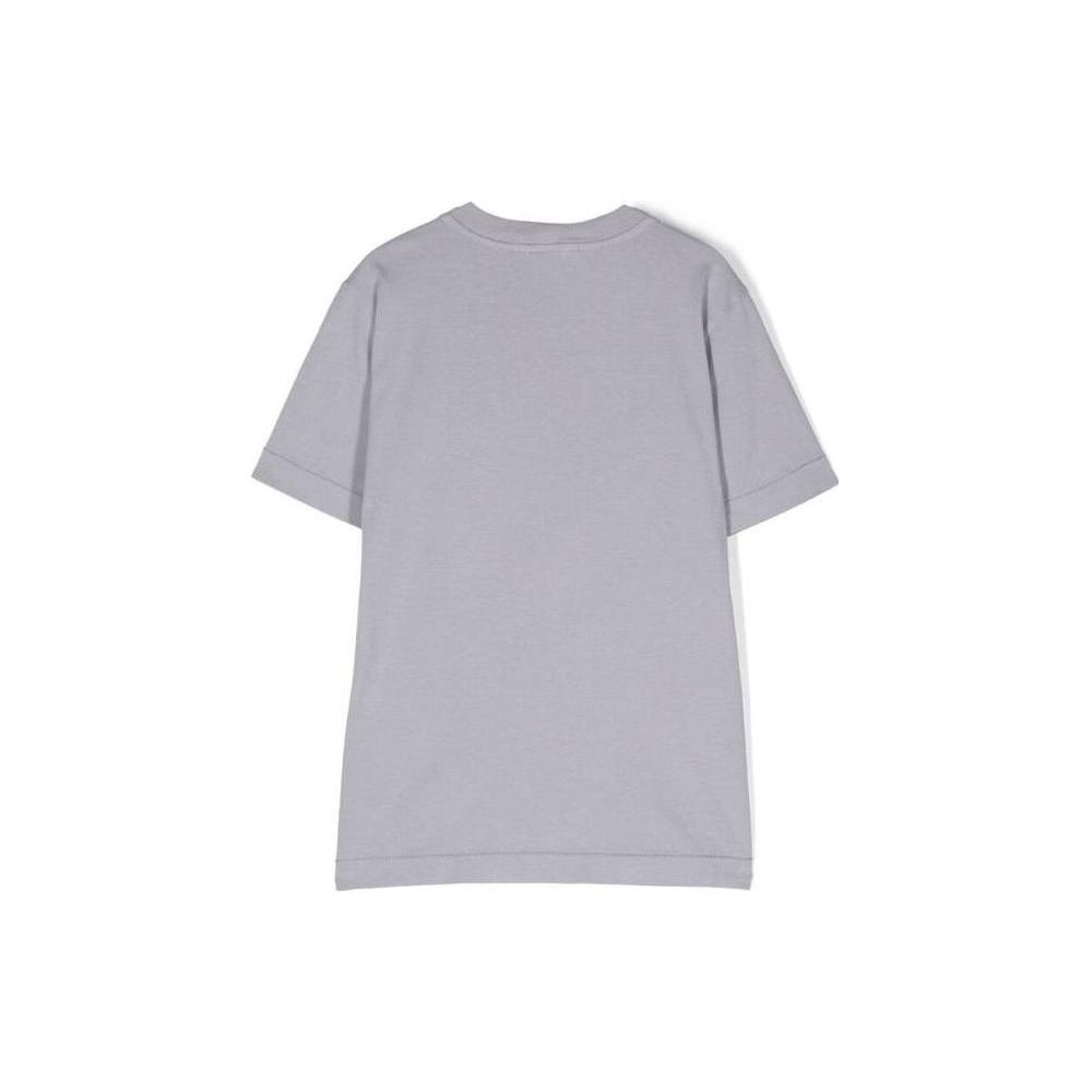 STONE ISLAND Футболка с принтом логотипа, детский топ, цвет Rock-Grey 781620147-V0047