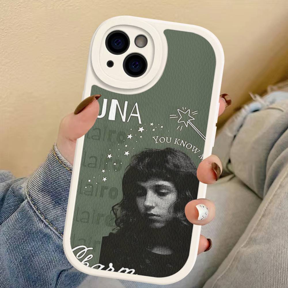 Singer C-Clairo Leather Phone Case For Iphone 16 15 14 Plus 13 12 11 Pro Max Case