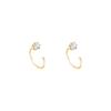 2025 Elegant Diamond Stud Earrings for Women: Simple, Versatile, Niche Commuter Style