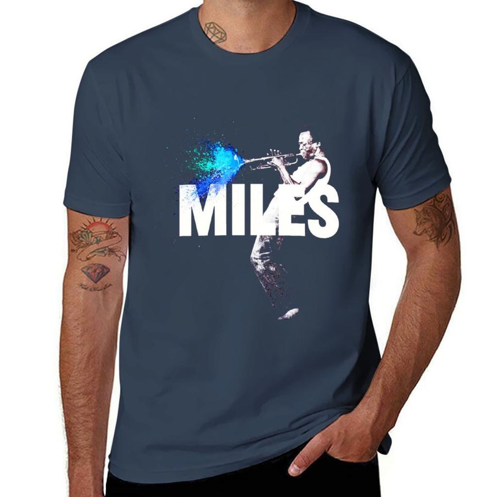 Miles-Davis Classic T-Shirt t shirts for man graphic vintage t shirt personalised man t shirt cotton T-Shirt