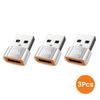USB 3.0 Type-C Data Adapter Type C 10A OTG USB C Male To USB Female Converter For Macbook Xiaomi Samsung S20 Fast OTG Connector 3