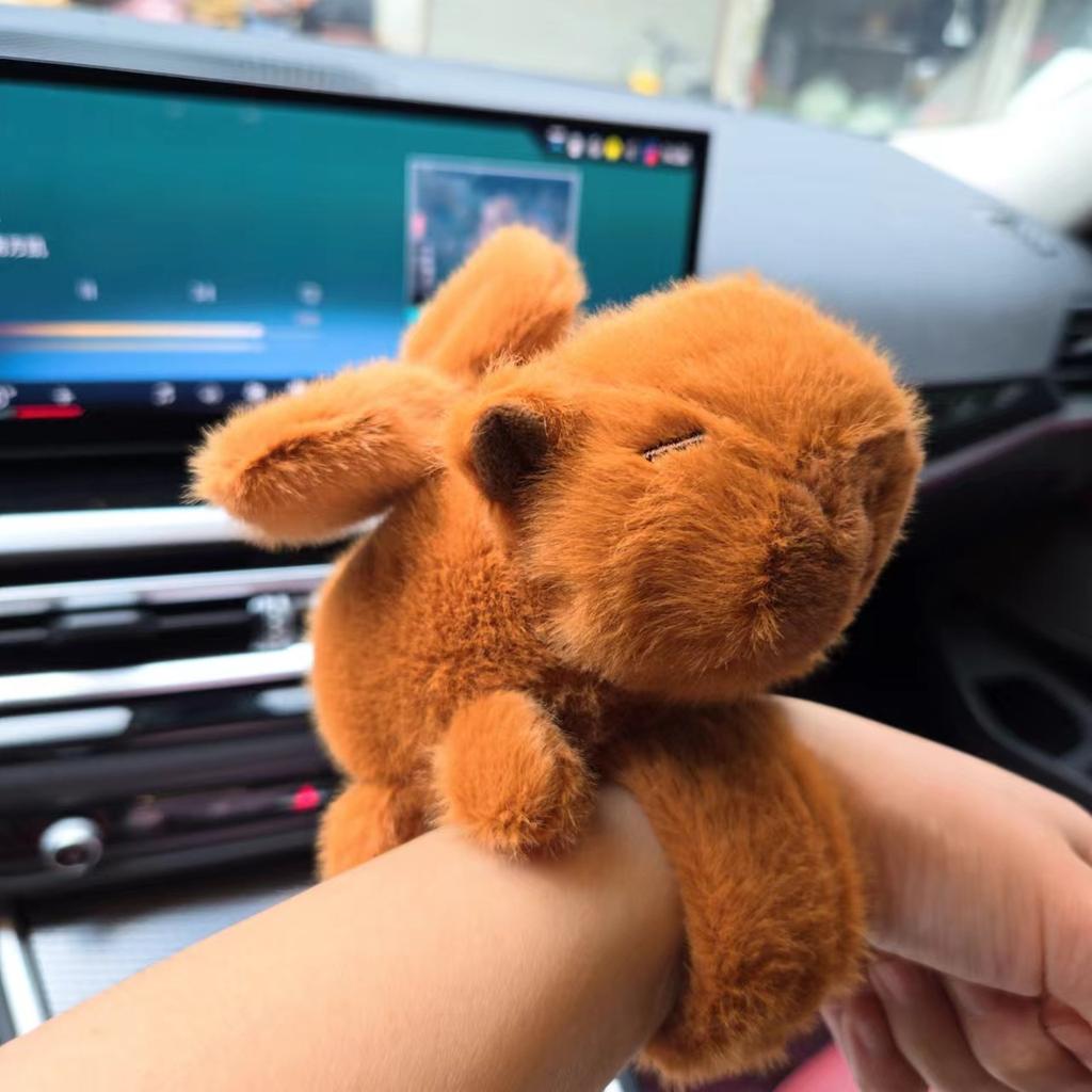 Креативный Капибара Слэп-браслет с Крыльями Вибрирующая Кукла Аквариум Дельфин Плюшевая Кукла Милый Слэп-браслет Куклы