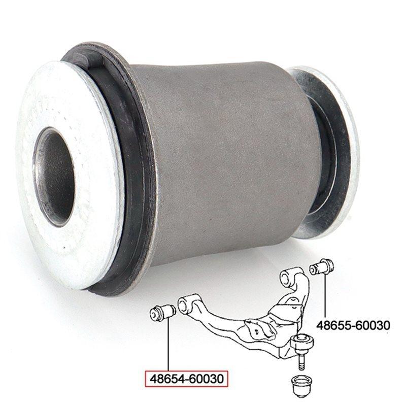 Комплект нижних рычагов с сайлентблоками для Toyota 4Runner FJ Cruiser Tacoma Land Cruiser Prado Номера деталей 48654-60030 48655-60030