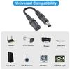 2/4/6/8/10pcs 22AWG DC5.5x2.1mm Power Extension Cord Male to Female Power Extension Cable for LED Strips Cameras