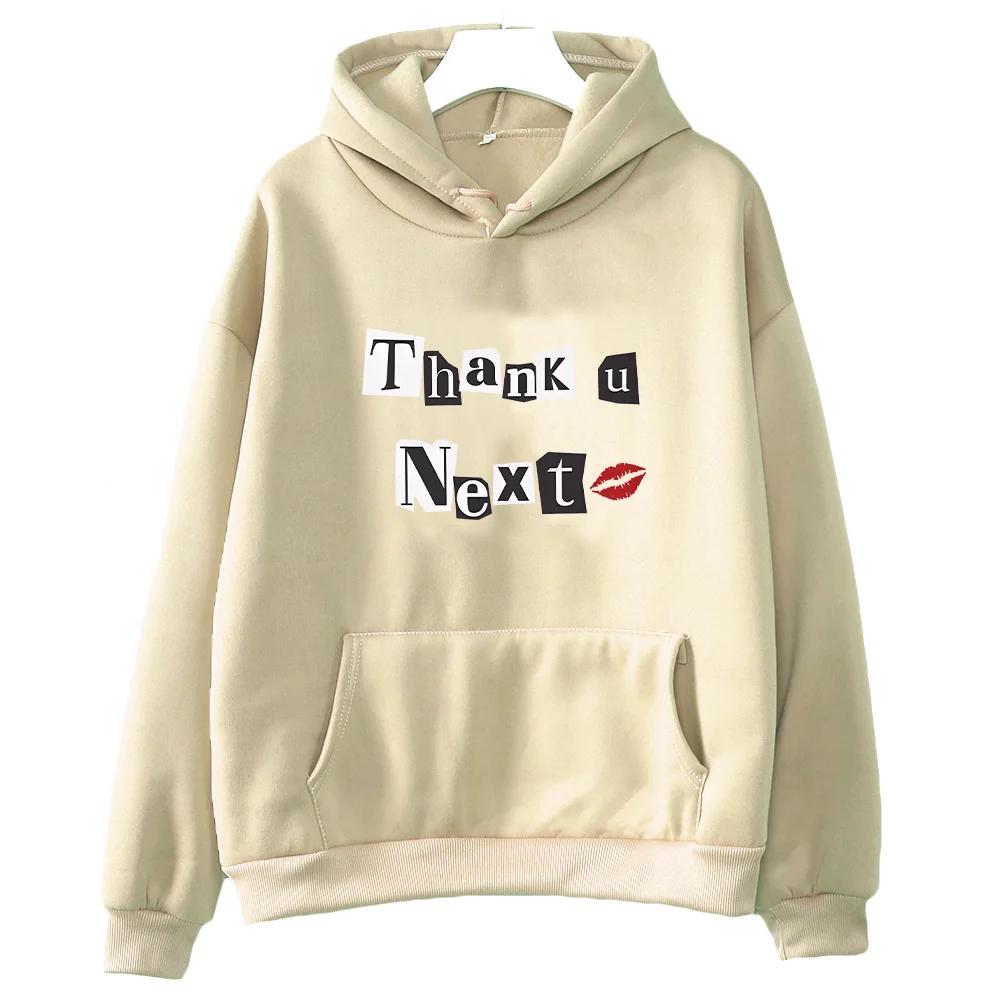 Худи Арианы Гранде для Осени_Зимы Готические Удобные Свитшоты Funko Pop Винтажная Флисовая Одежда Молетон Свитшоты с Круглым Вырезом