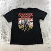 Футболка Stranger Things Мужская L Черная с Графикой Актеров Netflix Mad Engine ТВ
